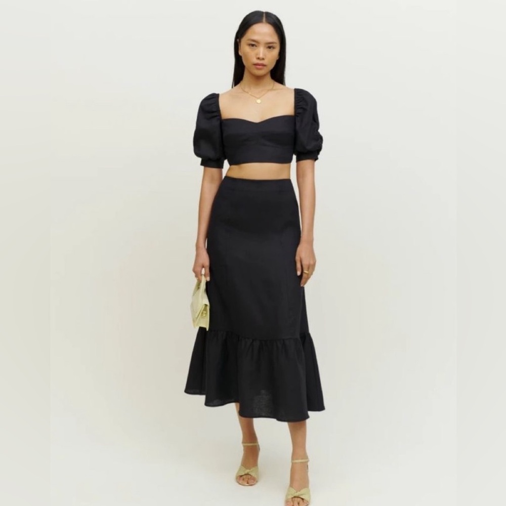 Reformation yuca linen set